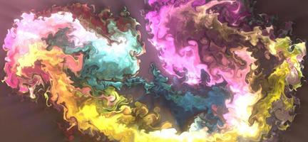 Fluid Art. Abstract colorful background, wallpaper, texture. abstract colored dust explosion background. Mixing paints. Modern art. Marble texture photo