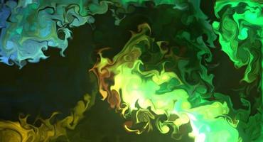 Natural luxury abstract fluid art painting in alcohol ink technique. Tender and dreamy wallpaper. Mixture of colors creating transparent waves and golden swirls. For posters, other printed materials photo
