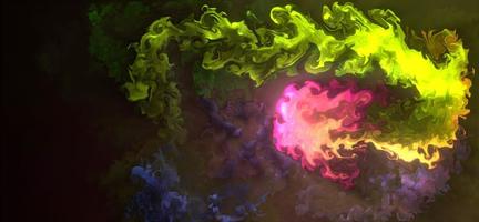 Fluid Art. Abstract colorful background, wallpaper, texture. abstract colored dust explosion background. Mixing paints. Modern art. Marble texture photo