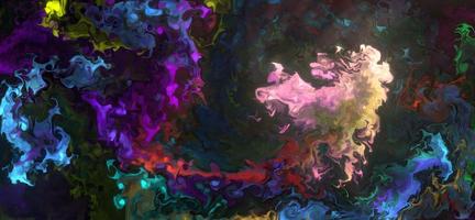 Fluid Art. Abstract colorful background, wallpaper, texture. abstract colored dust explosion background. Mixing paints. Modern art. Marble texture photo