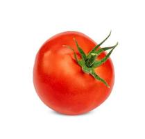 Fresh tomato isolated on white background. photo