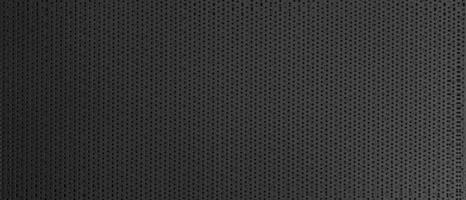 patrón de puntos sin costura de rejilla de metal negro. textura de fondo de patrón de malla circular foto