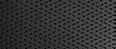 black metal grid wave seamless dot pattern. mesh pattern background texture photo