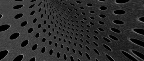patrón de puntos sin costura de rejilla de metal negro. textura de fondo de patrón de malla circular