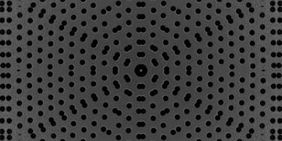 black metal grid seamless dot pattern. circle mesh pattern background texture photo