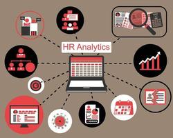 datos para el vector de análisis de recursos humanos