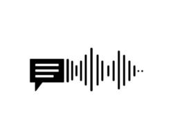 síntesis de voz o conversión de texto a voz o tecnología de audio con sonido natural vector