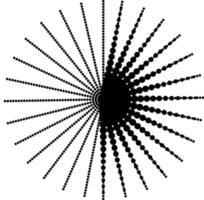 halftone pattern in circle style. vector
