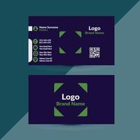 Creative And Minimal Business Card Template Design vector