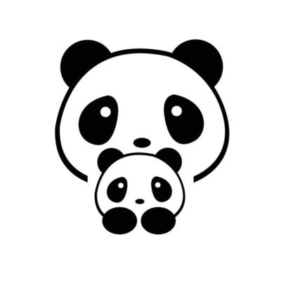 Free baby panda - Vector Art
