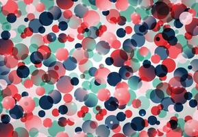 Abstract of colorful gradient circle pattern design of bubble artwork background. illustration vector eps10