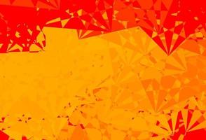 Light Orange vector template with abstract forms.