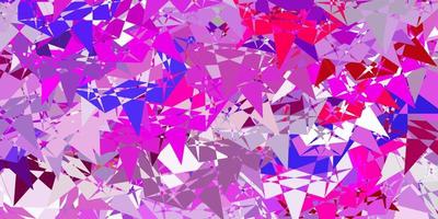 Light Multicolor vector background with polygonal forms.