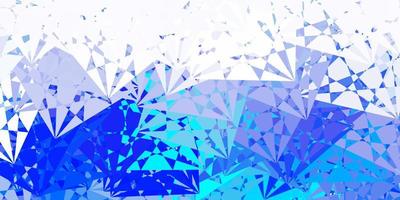 Light BLUE vector texture with random triangles.