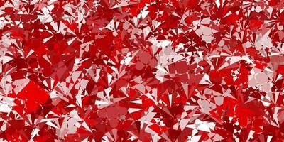 Light Green, Red vector background with polygonal forms.