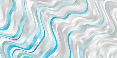 Light BLUE vector background with bent lines.