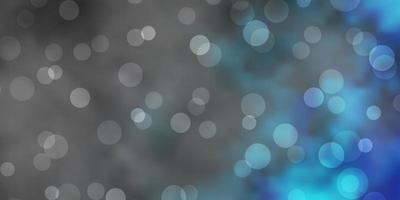 Light BLUE vector texture with circles.