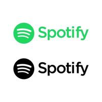 icono de spotify, logotipo de spotify, conjunto de logotipos de símbolos de spotify vector