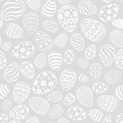 Easter egg seamless pattern. Spring holiday background for printing on fabric, paper for scrapbooking, gift wrap and wallpapers.