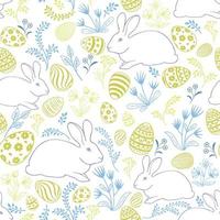 Easter egg seamless pattern. Spring holiday background for printing on fabric, paper for scrapbooking, gift wrap and wallpapers. vector