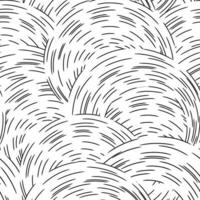Abstract geometric seamless pattern. Bubble ornamental background. Circles. Wave striped loops Chaotic flow motion texture. round shape wallpaper vector