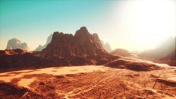 motas del desierto con cielo azul en utah foto