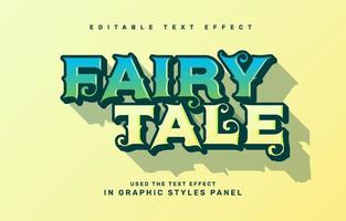 Game editable text effect template vector