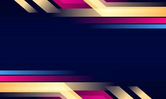 Abstract blue, pink and yellow stripes background. vector