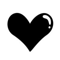 Heart shape graphic. vector