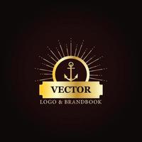 nuevo diseño de plantilla de logotipo de lujo premium en vector para bienes raíces, construcción, restaurante, realeza, boutique, café, hotel, heráldica, joyería, moda y otras ilustraciones de vectores
