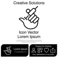 Syringe Icon Vector EPS 10