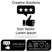 Star Rating Icon Vector EPS 10