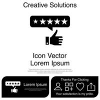 Star Rating Icon Vector EPS 10