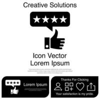 Star Rating Icon Vector EPS 10