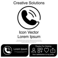 Telephone Icon Vector EPS 10