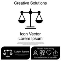 Scales Icon Vector EPS 10