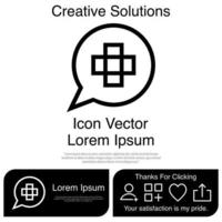 Talk About Medicine Icon Vector EPS 10