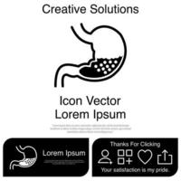 Stomach Icon Vector EPS 10