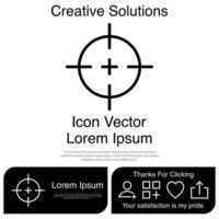 Target Scope Icon Vector EPS 10