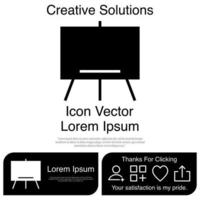 Presentation Board Icon Vector EPS 10