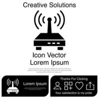 Router Icon Vector EPS 10