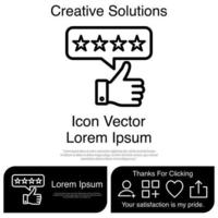 Star Rating Icon Vector EPS 10