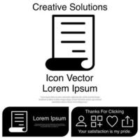 papel, icono, vector, eps, 10 vector