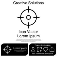 Target Scope Icon Vector EPS 10