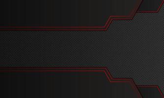 Abstract black stripes with red lines background. vector