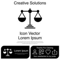 Scales Icon Vector EPS 10