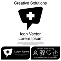 Talk About Medicine Icon Vector EPS 10