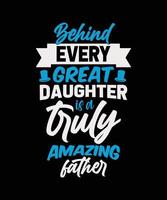 DAD TYPOGRAPHY T-SHIRT DESIGN vector