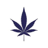 marijuana leaf icon vector design