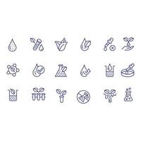 no artificial color icons vector design